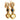 Bulgari Sapphire Drop Earrings 18K Yellow Gold Circa 1980s ~14.5ctw