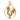 Cartier Paris Rooster Pendant Charm in 18K Yellow Gold, circa 1950s–60s