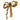 Hermès Paris Georges L'enfant 18K Yellow Gold Ribbon Bow Brooch