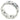 Cartier Maillon Panthère Triple Row Ring 18K White Gold Size 62