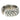 Bulgari Spiga Pave Diamond Ring 18K White Gold