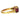 Victorian Burma No-Heat Ruby Five Stone Ring Diamond Accents 18K Yellow Gold