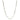 Art Deco Platinum Watch chain Bezel Set Diamond Link Necklace 17.5" Circa 1920s