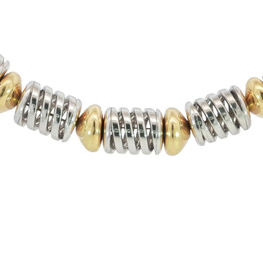 Marina B Yellow Gold White Gold 18K Helix Choker Necklace