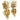 Estate 18K Fish Earrings Yellow Gold Clip-ons 1970s Designer Style