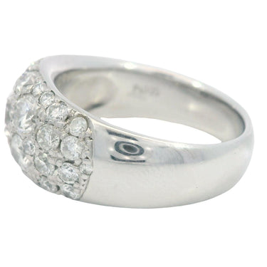 Estate Diamond Cluster Ring Platinum Size 6.5 ~2.23ctw