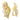 Tiffany & Co. Jean Schlumberger V-Rope Diamond Earrings 18K Yellow Gold ~1.0ctw