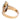 Victorian Demantoid Diamond Three Stone Ring 14K Rose Gold ~1.31ctw