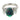 Estate Platinum Black Opal Diamond Ring ~2.7ctw Natural Opal