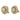 Vintage Two-Tone Diamond Cluster Earrings in 18K Gold ~ 2.3 CTW