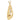 Cartier Triangular Pendant Necklace in 18K Yellow Gold 1970