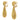 Seaman Schepps Lightship Drop Earrings in 18K Yellow Gold