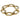 Vintage Chunky Gold Bracelet Uno A Erre 14K Two Tone Gold Bracelet