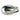 Cartier Ceramic Trinity Ring Vintage 18k White Gold Platinum Size 46