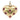 Vintage Puffy Heart Pendant 14K Natural Rubies Yellow Gold