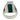 Vintage Mens Platinum Ring Fancy Cut Tourmaline with 18k Yellow Accents