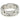 Cartier Maillon Panthère Triple Row Ring 18K White Gold Size 62