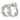 Cartier Maillon Panthère Diamond Hoop Earrings Vintage 18K White Gold W/ Papers