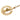 Cartier Paris Dog Charm Pendant 'Je Suis Fidèle' 18K Yellow Gold