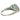 Art Deco C.D. Peacock Platinum Diamond Three Stone Band with Sapphire Accents