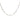 Art Deco Platinum Watch chain Bezel Set Diamond Link Necklace 17.5" Circa 1920s