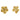 Tiffany & Co. Dogwood Flower Earrings 18K Yellow Gold
