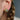 Designer 18K Diamond Button Earrings by MAZ Omega Clip Back ~.24ctw