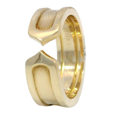 Cartier C De Cartier C2 Ring 18K Yellow Gold Ring Size 5.75