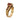 Nardi 18K Gold Ruby Ring Rialto Bridge Yellow Gold ~1.12ctw Rubies Size 5.5