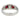 Platinum Three Stone Gypsy Ring Rubies Diamond Center Late Deco 1950's