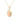 Effy 14K Diamond Coral Pendant Yellow gold 18" ~2.38ctw