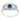 Art Deco Three Stone Ring Sapphire Diamond Platinum 14K sz 10.75 AGL CERTIFIED