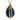 Schlumberger Tiffany & Co. Lapis Lazuli Egg Pendant Necklace 18K Yellow Gold