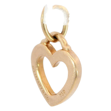 Tiffany & Co. Diamond Heart Charm 18k Rose Gold