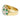Vintage Pave Diamond Ring Emerald Accents French Made 18K Yellow Gold ~2.91ctw