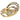 Norman Teufel Spinner Ring Vintage 14K Yellow Gold Size 4.75