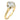 Marquise-Cut Diamond Engagement Ring in 18K Yellow Gold — Size 7.5