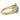 Antique Emerald Diamond Ring Edwardian Platinum Top 18K Yellow Gold F1 Emerald