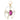 Platinum Art Deco Charm Pendant Ruby and Diamond Figural Piece