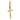 18K Gold Cross Charm Pendant Yellow gold