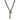 David Yurman Two-Tone Quatrefoil Lariat Chain Necklace Sterling Silver 18K YG