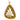 Cartier Triangular Pendant Necklace in 18K Yellow Gold 1970