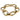 Vintage Chunky Gold Bracelet Uno A Erre 14K Two Tone Gold Bracelet