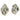 Bulgari Diamond Earrings in 18K Yellow and White Gold ~1.4 ctw Circa 1980