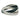 Cartier Ceramic Trinity Ring Vintage 18k White Gold Platinum Size 46