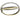 David Yurman Two Row Crossover Bracelet Sterling Silver 18K Yellow Gold