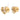 Cartier Diamond Heart Earrings 18K Yellow Gold 1990s