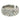 Bulgari Spiga Pave Diamond Ring 18K White Gold