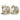 Buccelati Rigato 18K Earrings Gold and Silver Huggie Hoop Clip Ons