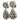 Vintage 18K Enamel Earring Plique-à-Jour Drops Yellow Gold 1960s